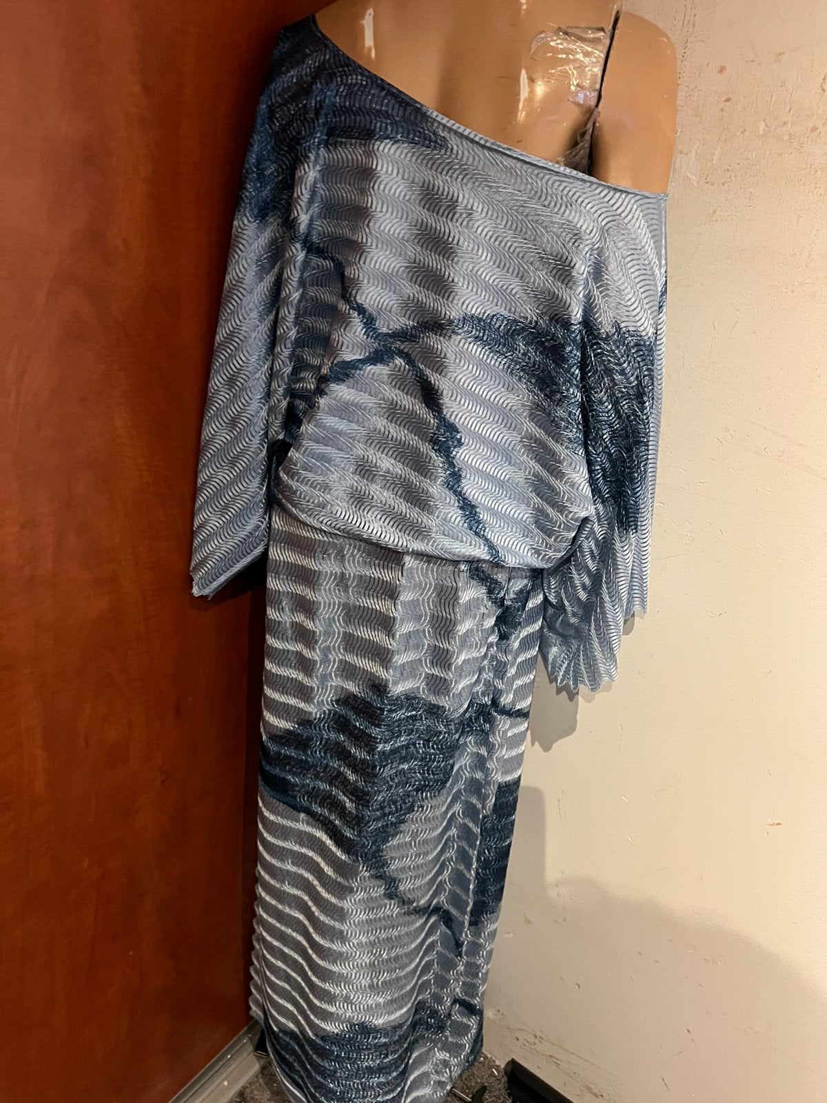 OUI MOMENT jurk mee split maat m zgan, Maat 38/40 (M), Blauw, G, T