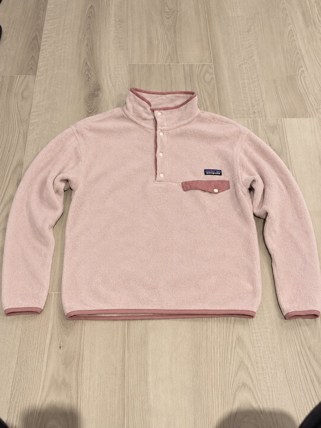 Patagonia Synchilla Snap-T Fleecevest - Lichtroze Maat L