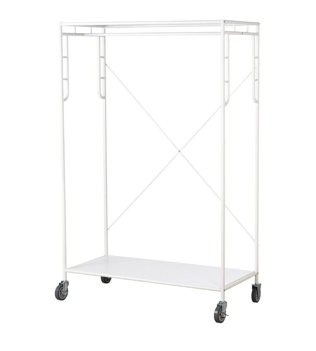 IKEA SAMMANKOPPLA Kledingrek met wielen, Ophalen, Met wielen, Gebruikt