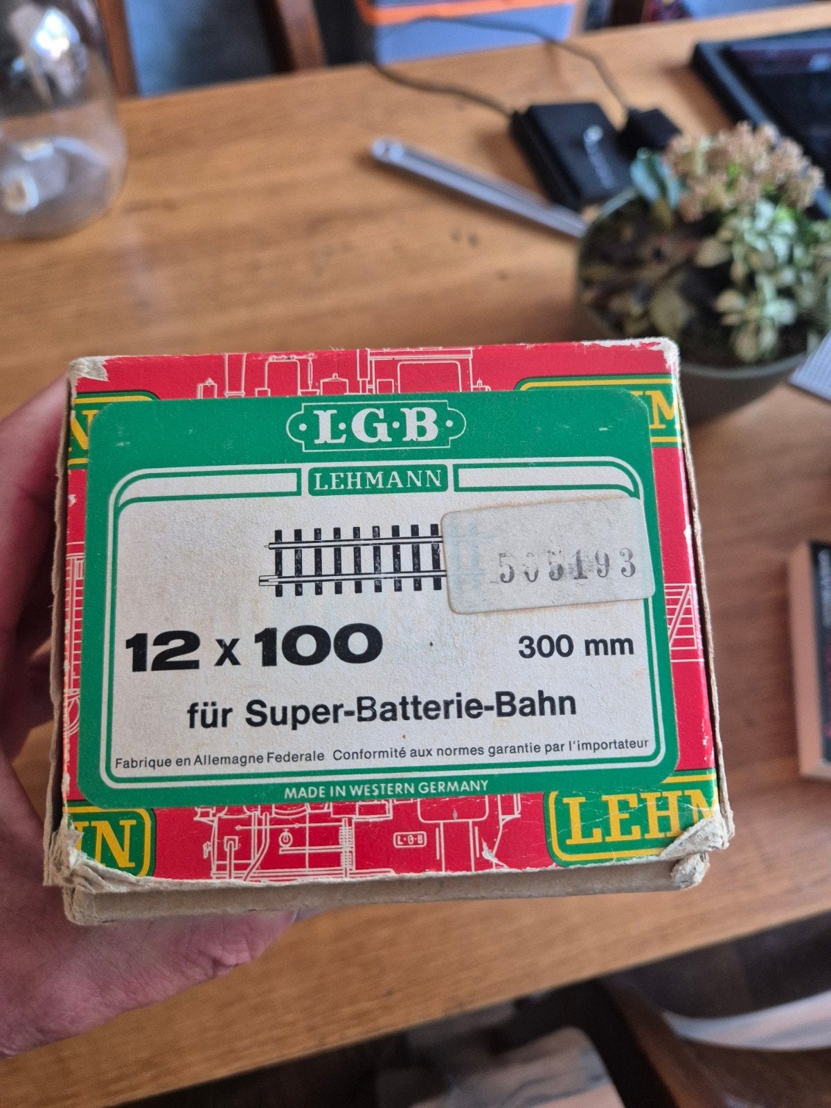LGB Lehmann Super-Batterie-Bahn Rails (12x100, 300mm), Hobby en Vrije tijd, Ophalen of Verzenden