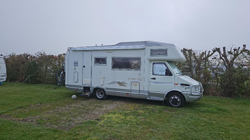 Te koop iveco mobilvetta 6 pers camper, Caravans en Kamperen, Campers, Overige merken, Chemisch toilet, Alkoof, Achteruitrijcamera