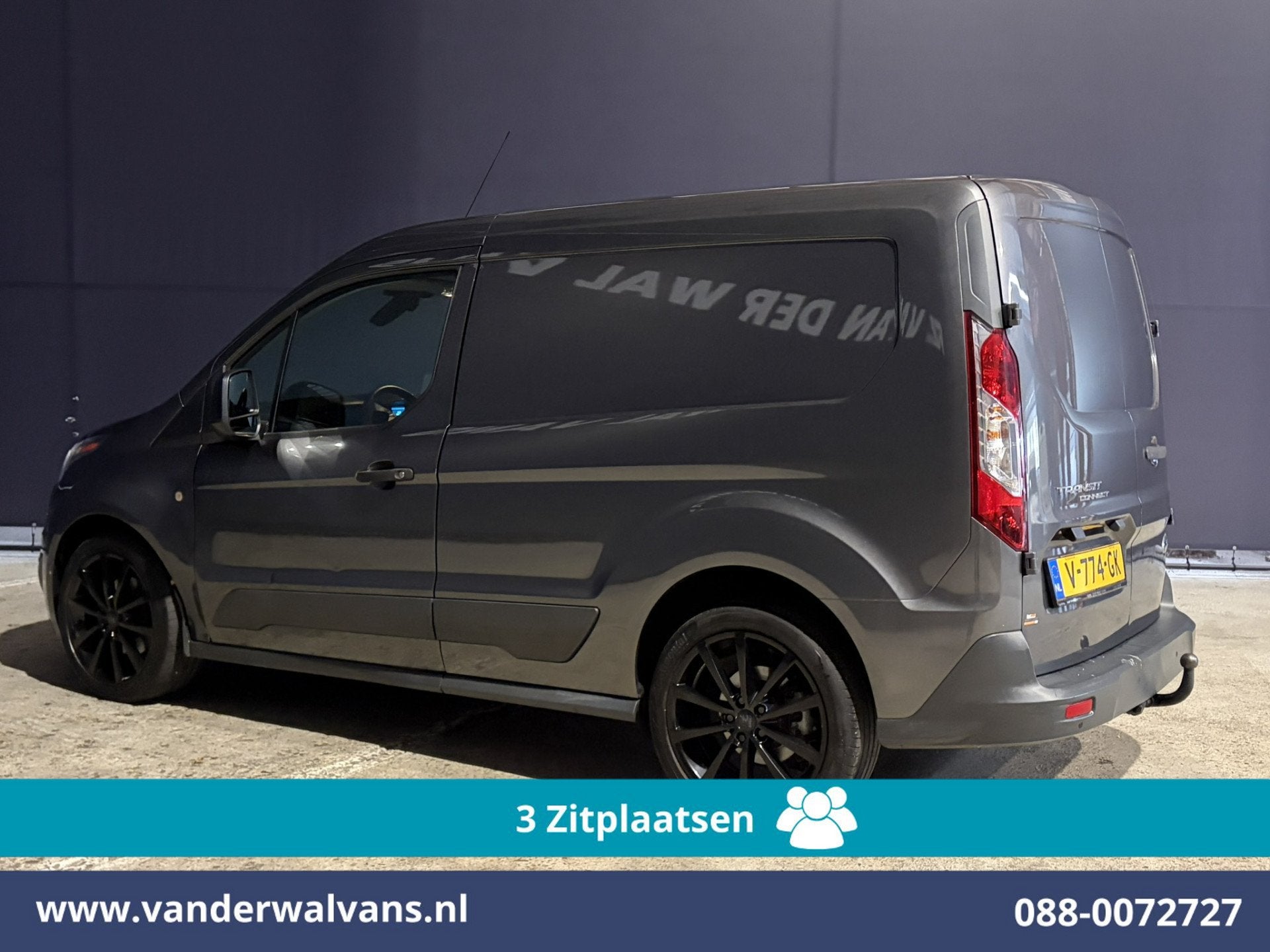Ford Transit Connect 1.5 TDCI L1H1 Euro6 Airco | 3-Zits | Pa, Voorwielaandrijving, Stof, Gebruikt, 4 cilinders