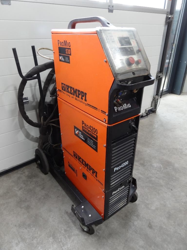 Mig/Mag lasapparaat Kemppi Pro 4200 Evolution WTGK D puls, Doe-het-zelf en Verbouw, Gereedschap | Lasapparaten, Ophalen of Verzenden