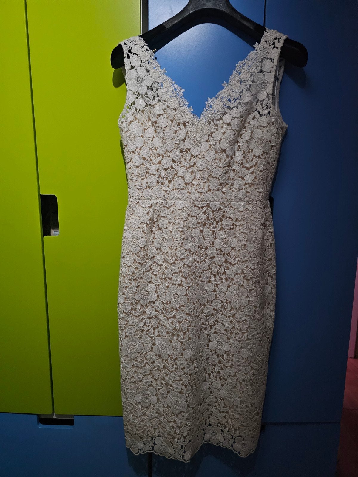 Kanten jurk Bianco Evento maat 40 ivoorkleurig nieuw, Kleding | Dames, Trouwkleding en Trouwaccessoires, Trouwjurk, Beige, Ophalen of Verzenden
