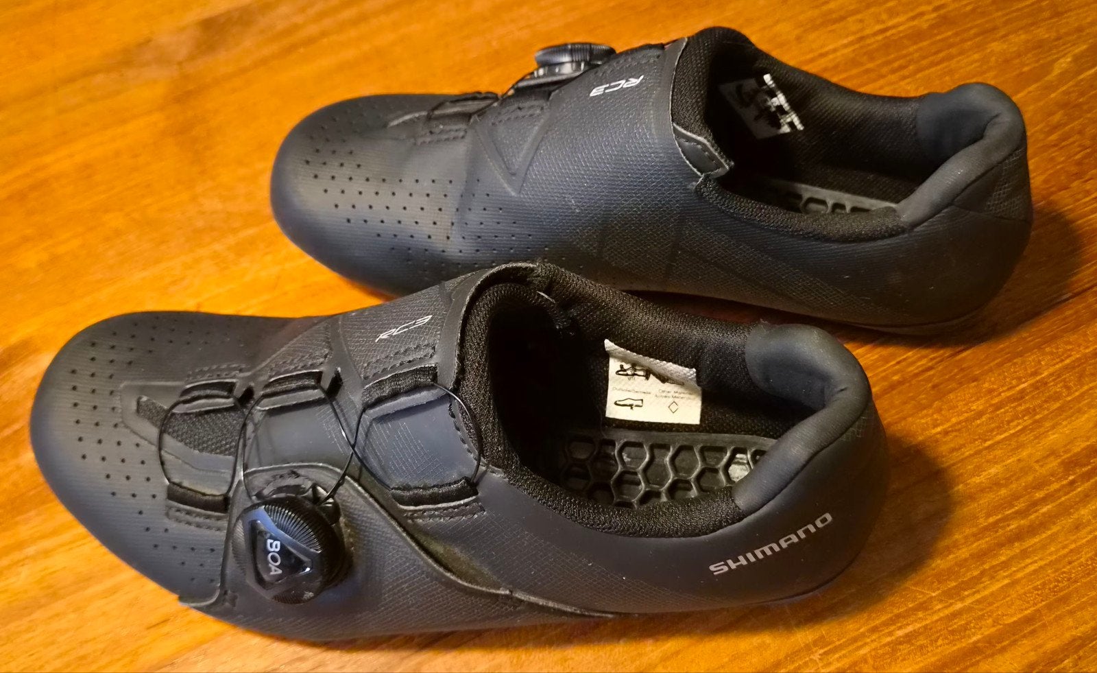 Shimano RC3 raceschoenen met nieuwe schoenplaatjes, Ophalen of Verzenden, Zo goed als nieuw, Kleding