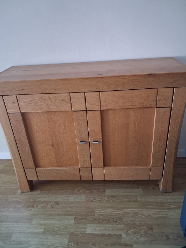 Dressoir  Licht  Eiken, Huis en Inrichting, Ophalen, Gebruikt, 100 tot 150 cm, Eikenhout