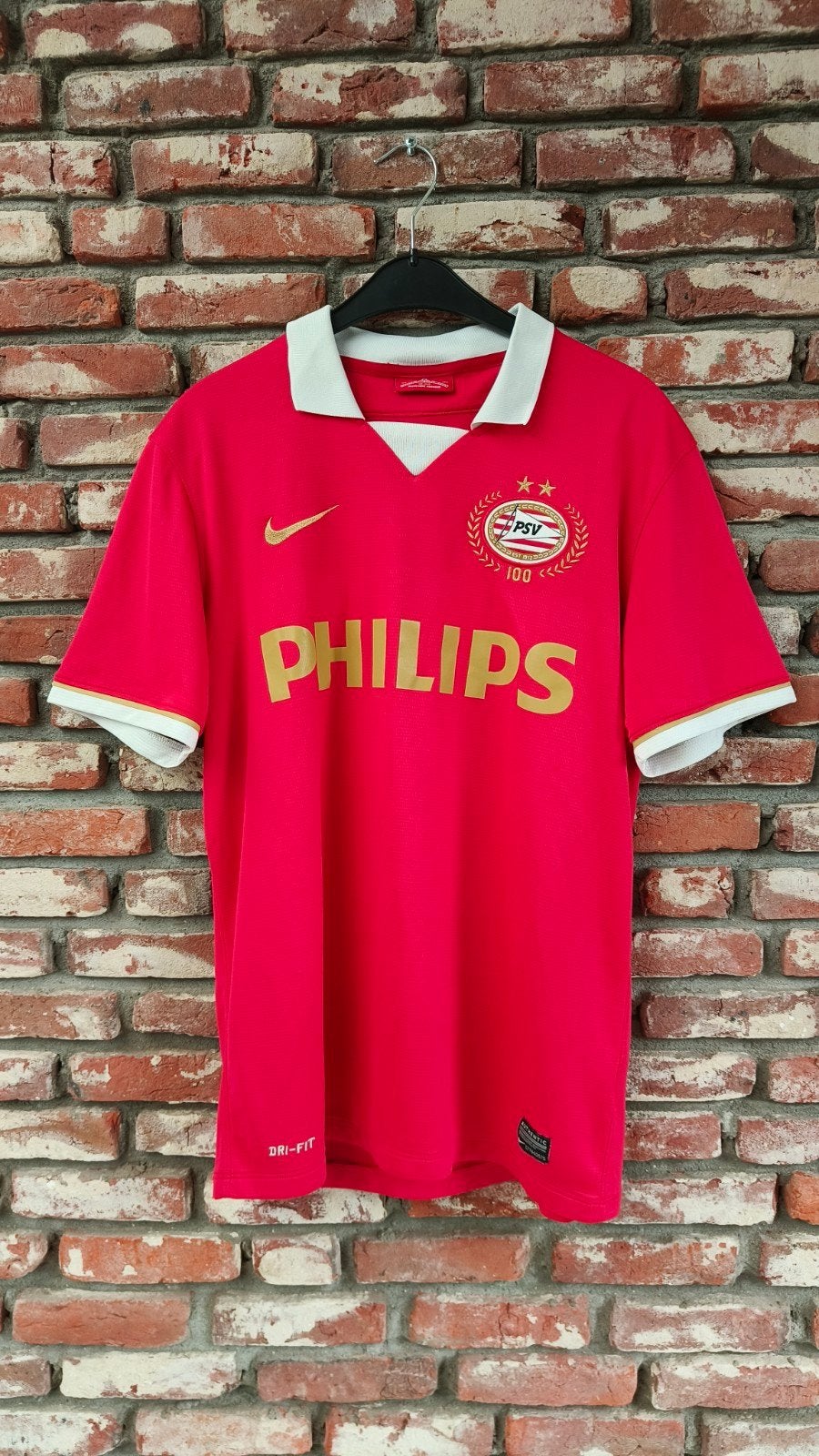 PSV Thuisshirt 2013-2014 - 100 jaar jubileum - Maat M, Maat 48/50 (M), Nike, Ophalen of Verzenden, Zo goed als nieuw