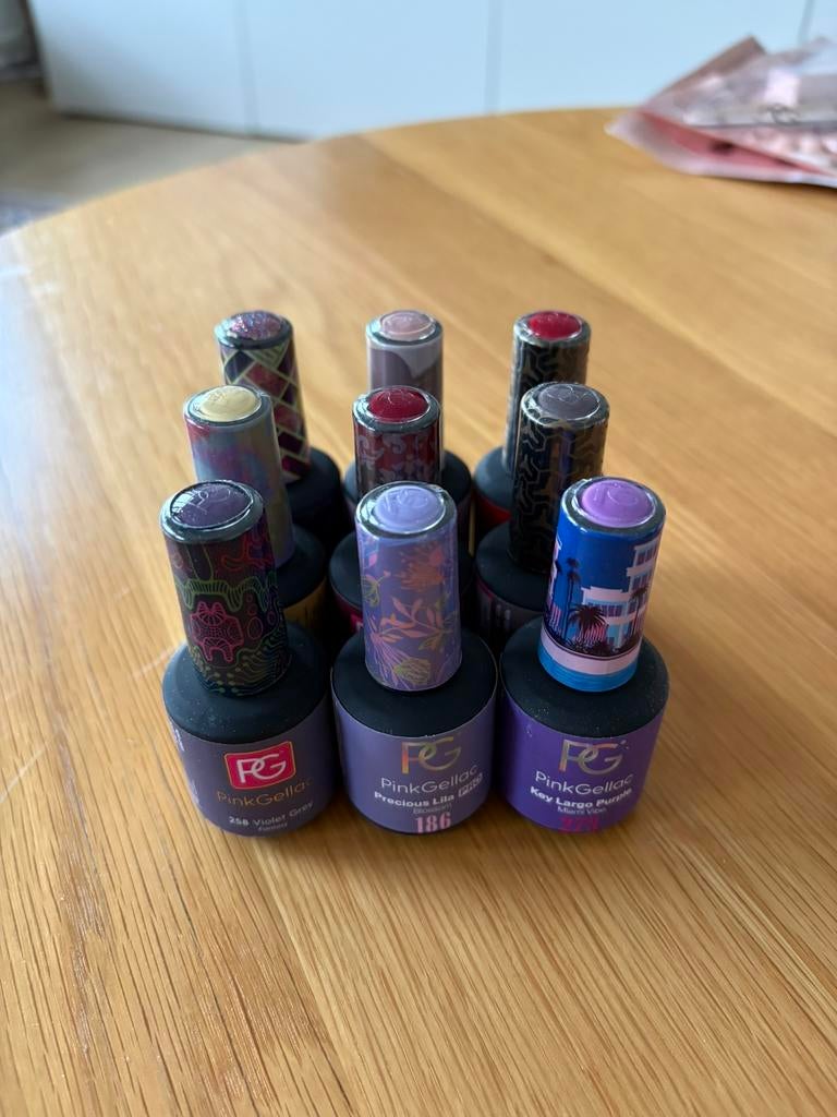 Pink gellac gellak, Ophalen, Gebruikt, Overige kleuren, Handen en Nagels