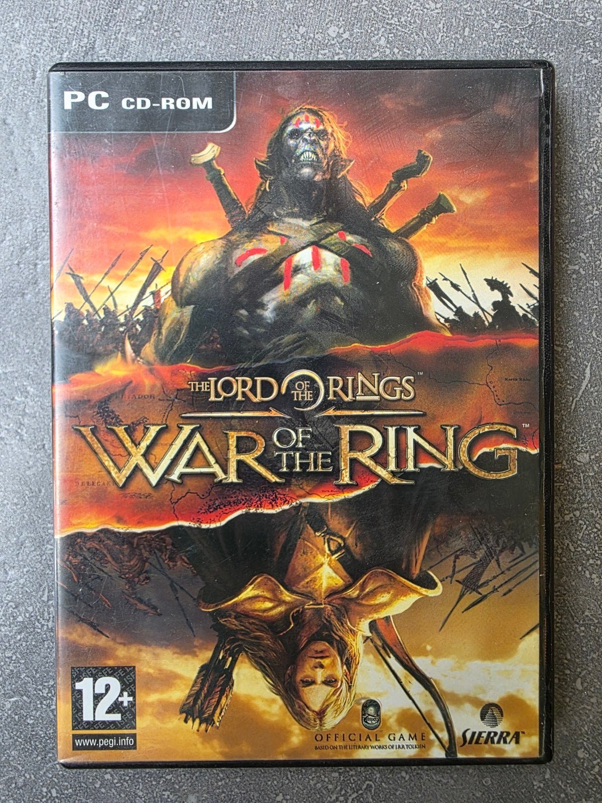 Pc game The Lord of the Rings war of the ring

Game in een g, Avontuur en Actie, 1 speler, Ophalen of Verzenden, Zo goed als nieuw