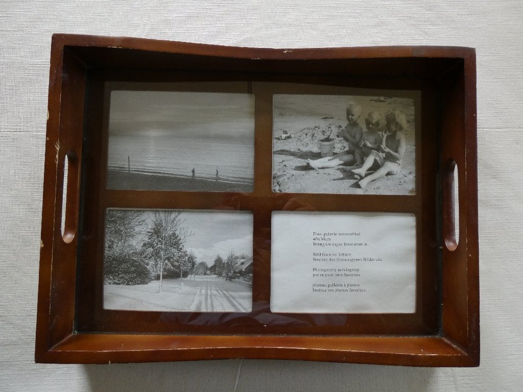 Foto-galerie serveerblad/dienblad, Ophalen, Gebruikt, Dienblad, Met opstaande rand