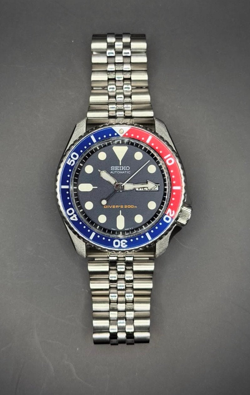 Seiko diver horloges, Ophalen of Verzenden, Zo goed als nieuw, Staal, Seiko