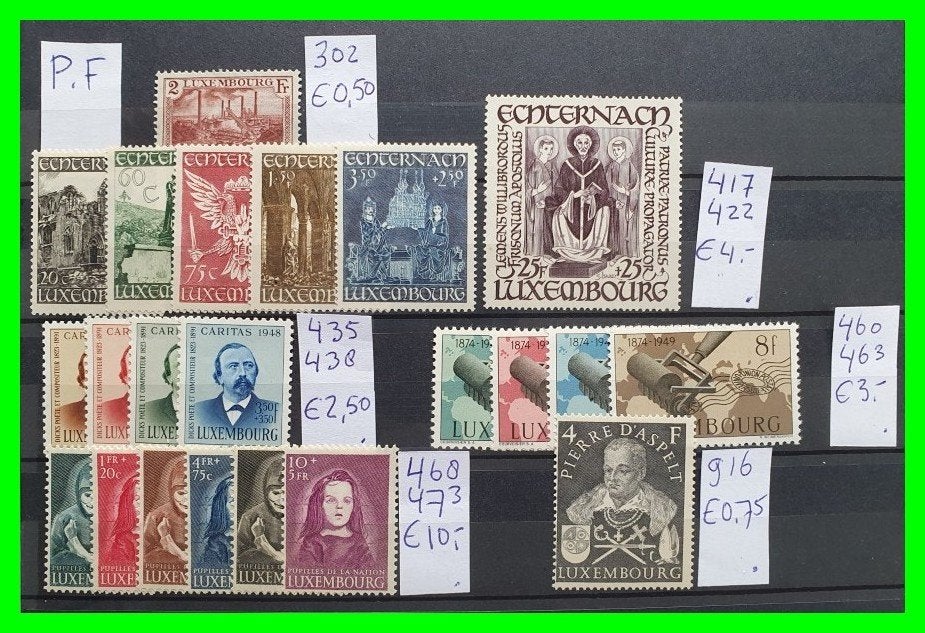 Luxemburg diverse series en losse zegels postfris  *99, Postzegels en Munten, Ophalen of Verzenden, Buitenland