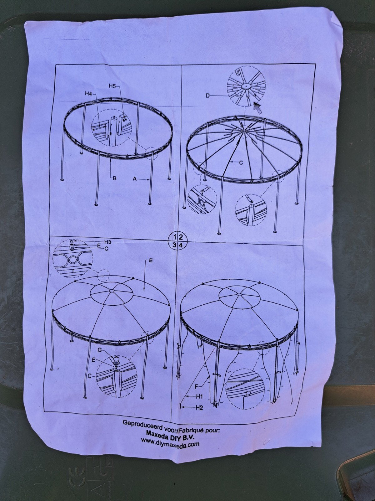 Partytent / Paviljoen - Nieuw in verpakking, Ophalen, Partytent, Minder dan 4 meter, Nieuw