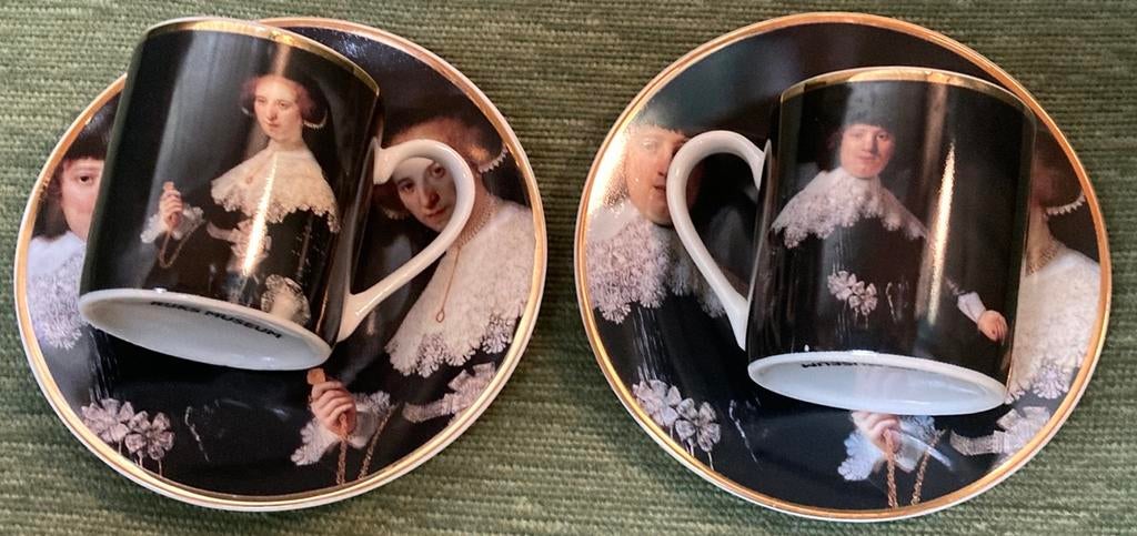 Espresso set "Marten en Oopjen" - Rijksmuseum Rembrandt, Verzenden
