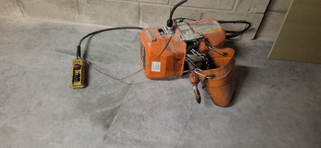 elektrische takel, Doe-het-zelf en Verbouw, Lieren en Takels, Ophalen, Gebruikt, Elektrisch