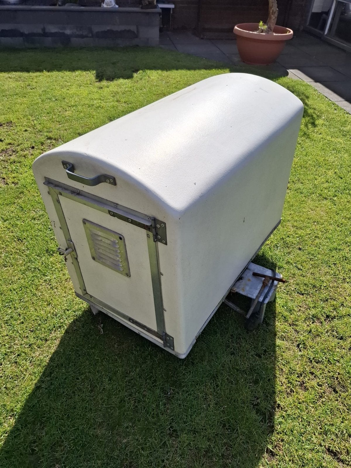 Robuuste transportkist / opslagbox, Ophalen, Gebruikt