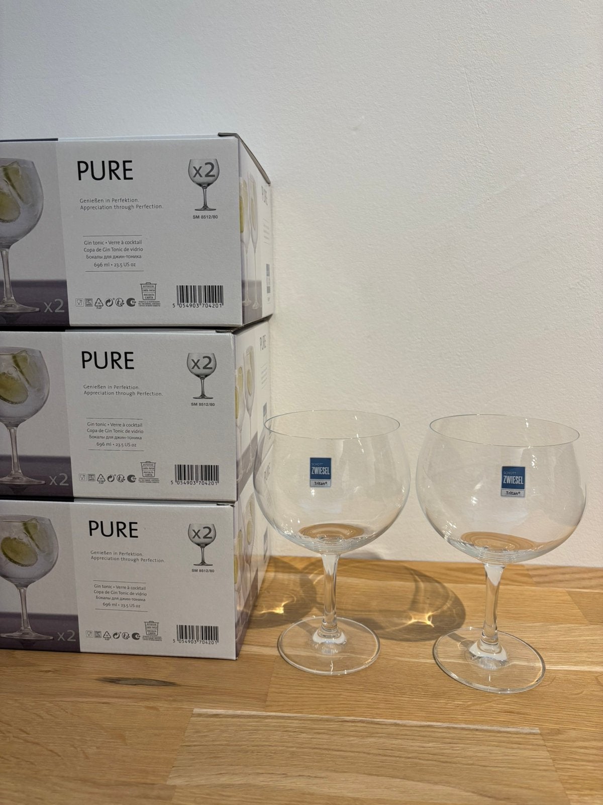 Schott Zwiesel Gin Tonic glazen 8 stuks, Ophalen of Verzenden, Nieuw, Overige typen
