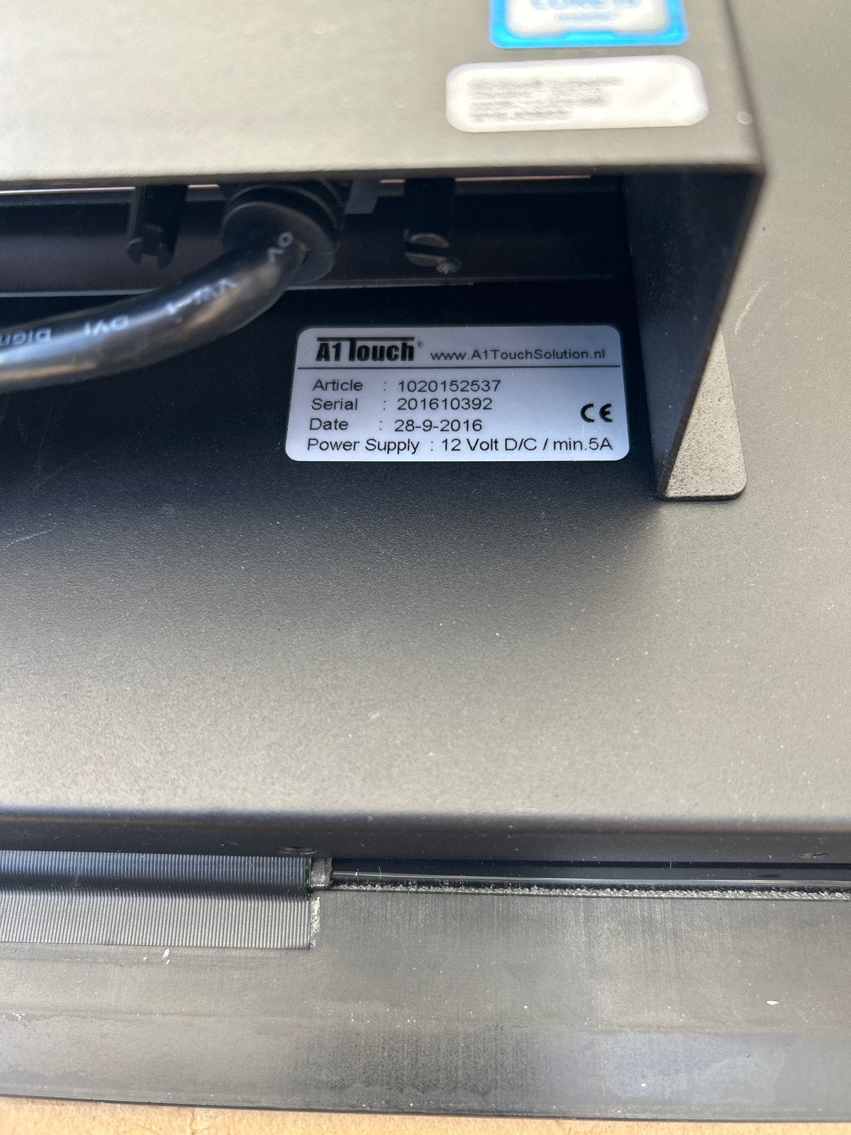 A1 Touch Monitor - Gebruikt, Ophalen of Verzenden, Gebruikt, Touchscreen