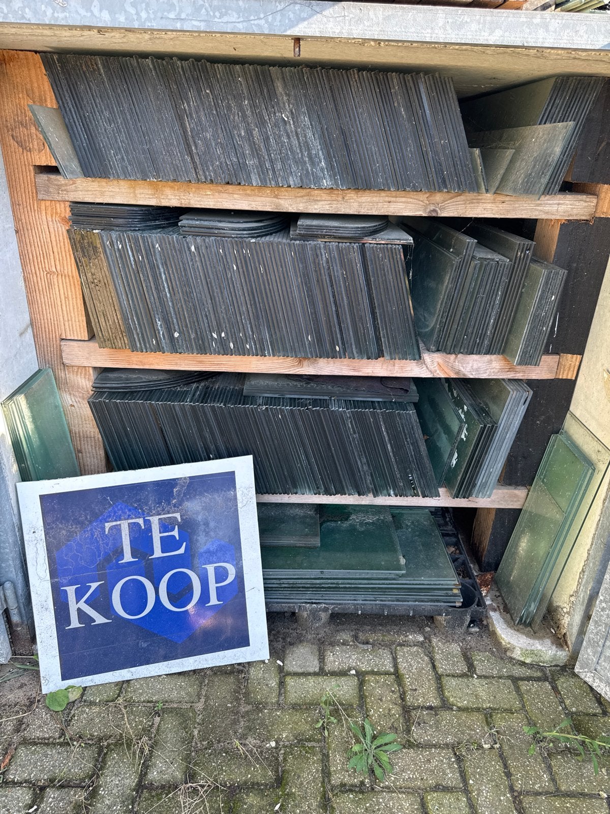 Diverse glasplaten voor terrarium, broeikas, modelbouw, Ophalen of Verzenden, Gebruikt, Glasplaat