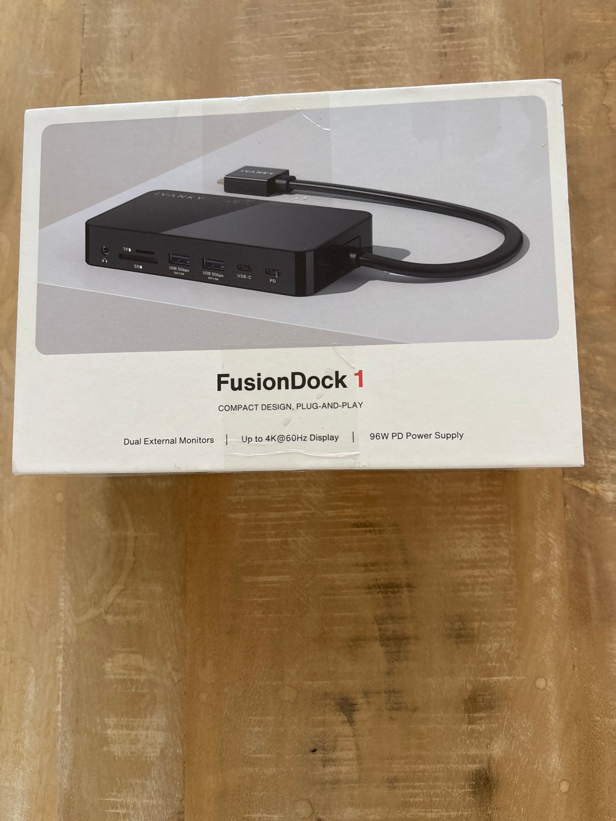 iVANKY FusionDock 1 USB-C Docking Station 4K@60Hz 96W PD, Ophalen of Verzenden, Nieuw, Docking station, Laptop