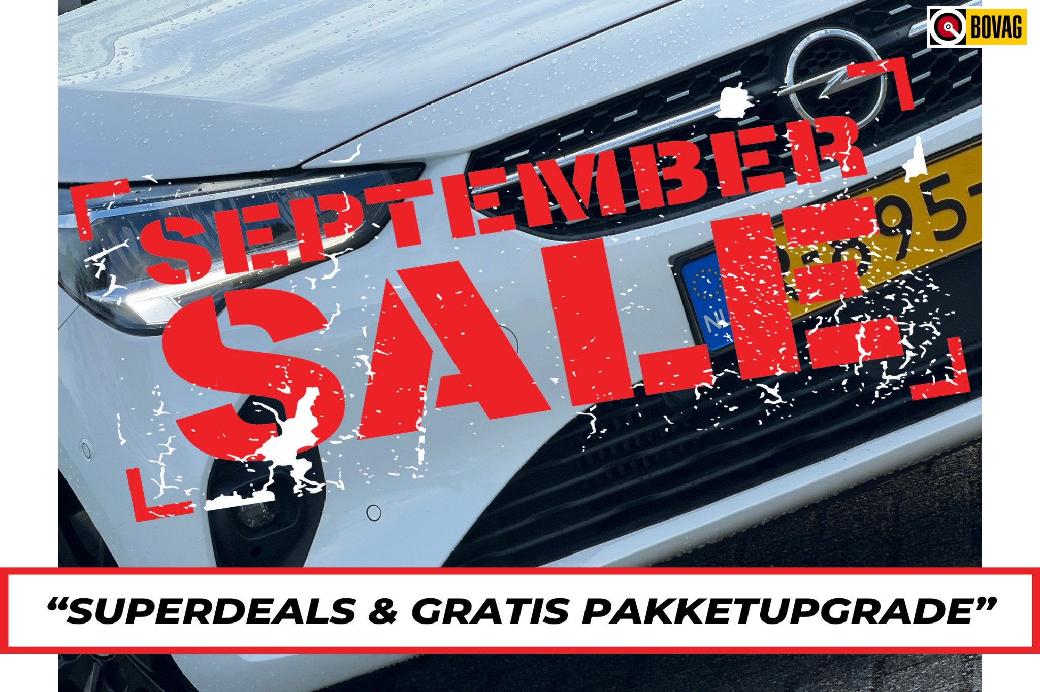 Opel Corsa 1.2 GS Line - Summit White/Marvel Black - Carplay, Auto's, Voorwielaandrijving, Gebruikt, Handgeschakeld, 3 cilinders