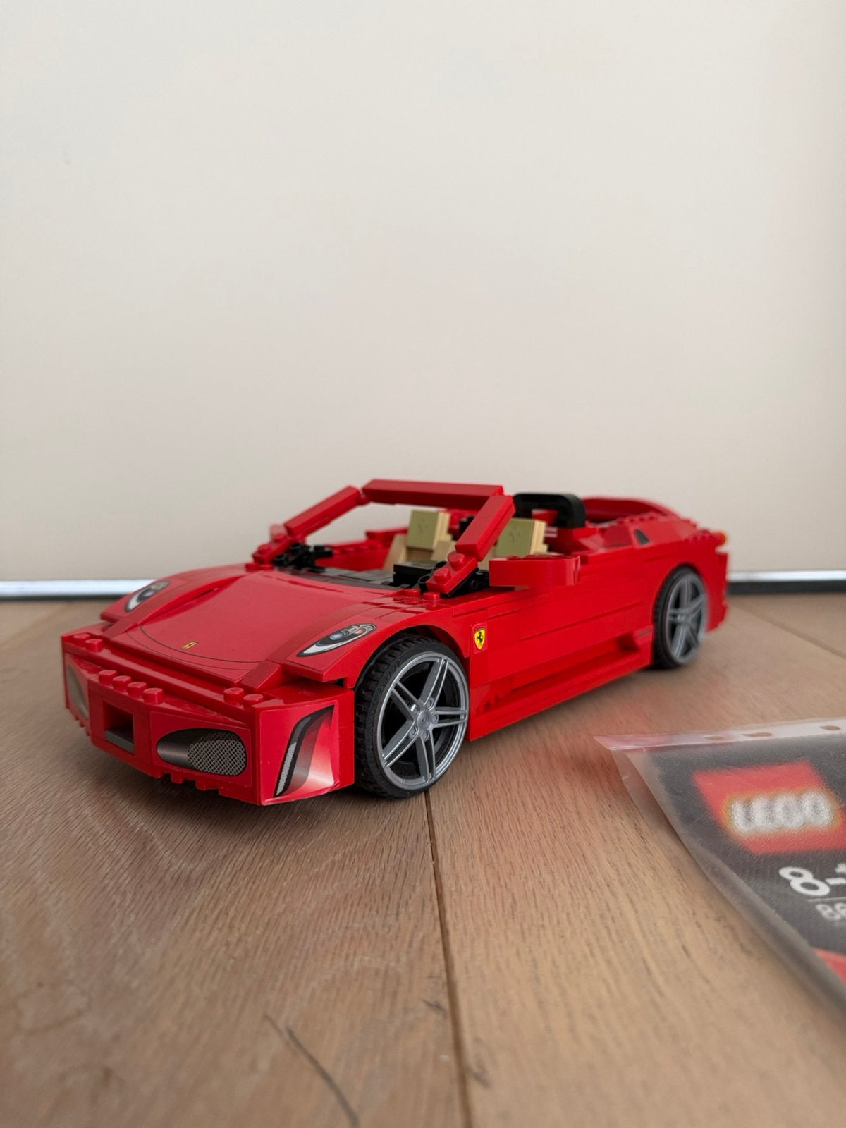 Zeldzame LEGO Ferrari 430 spider 1:17 set nummer 8671, Verzenden, Zo goed als nieuw