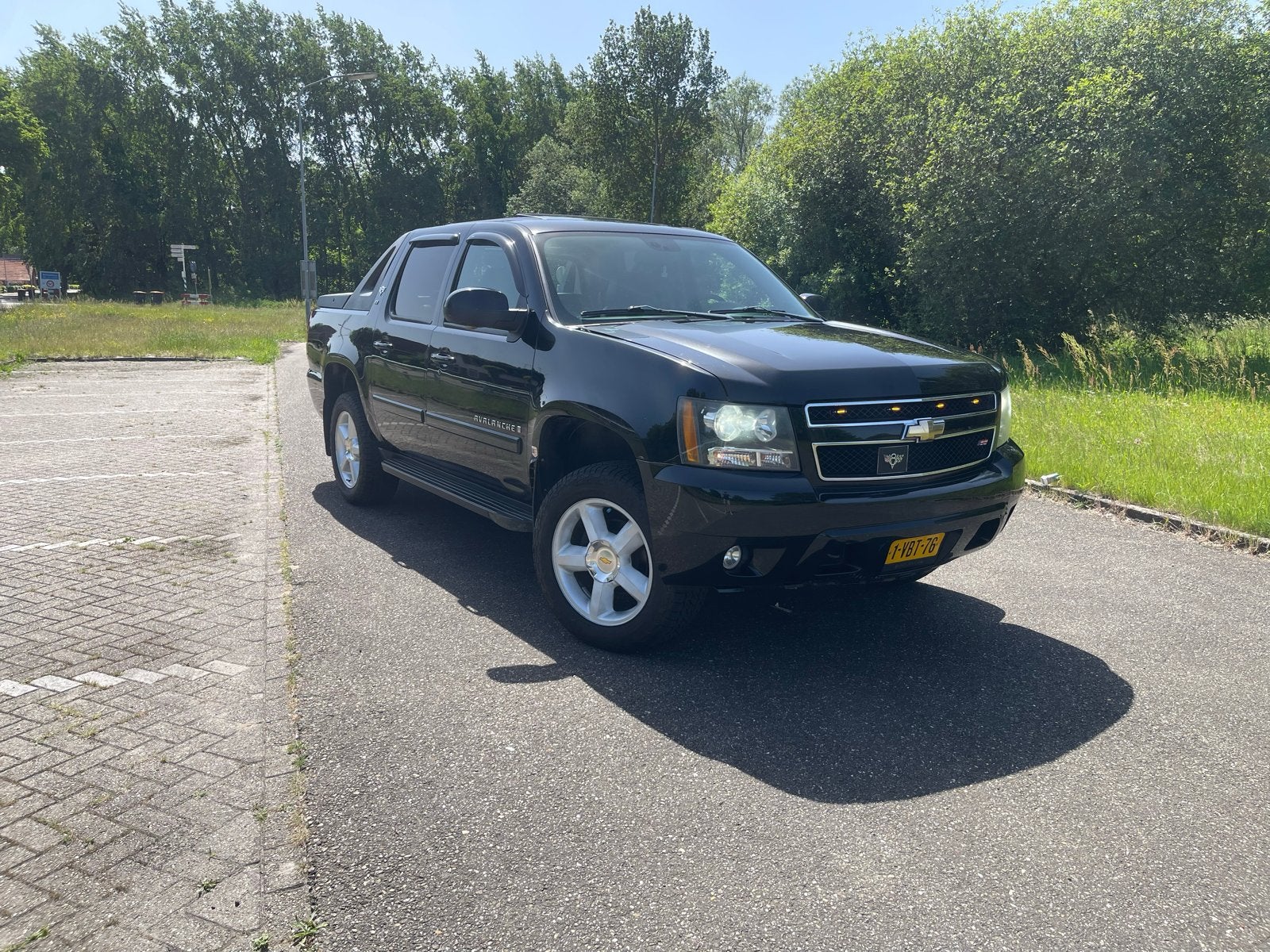 Chevrolet 2009 USA Avalanche 5.3V8 4WD LPG-G3 Trekhaak, 3500 kg, 2431 kg, Chevrolet, Zwart