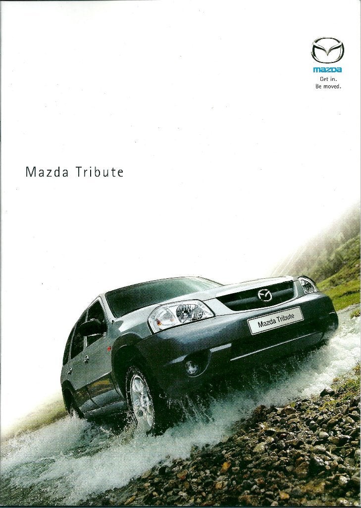 Brochure Mazda Tribute 2000, Boeken, Auto's | Folders en Tijdschriften, Ophalen of Verzenden, Gelezen, Mazda