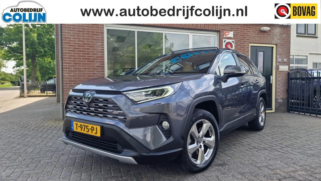 Toyota RAV4 2.5 Hybrid AWD Executive, Leder, Schuifkanteldak, Auto's, Gebruikt, 4 cilinders, 2487 cc, 1650 kg
