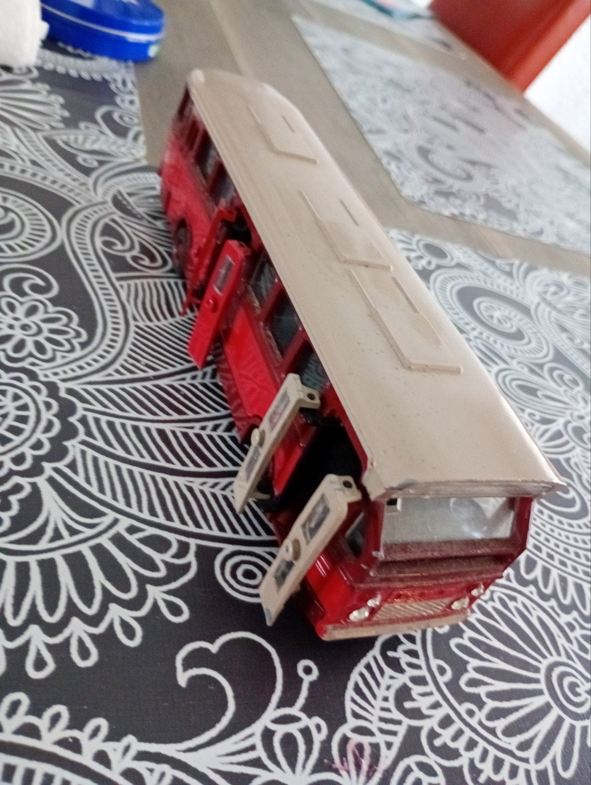 lion toys , daf city bus , goede staat, Ophalen of Verzenden, Zo goed als nieuw, Bus of Vrachtwagen, Efsi
