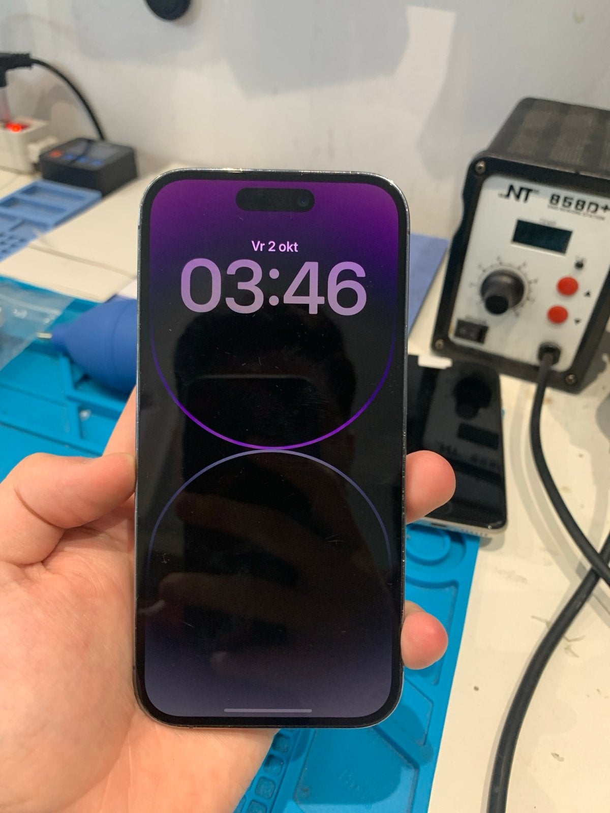 iPhone 14 Pro 128GB Paars, Paars, Ophalen of Verzenden, Zo goed als nieuw, Zonder simlock