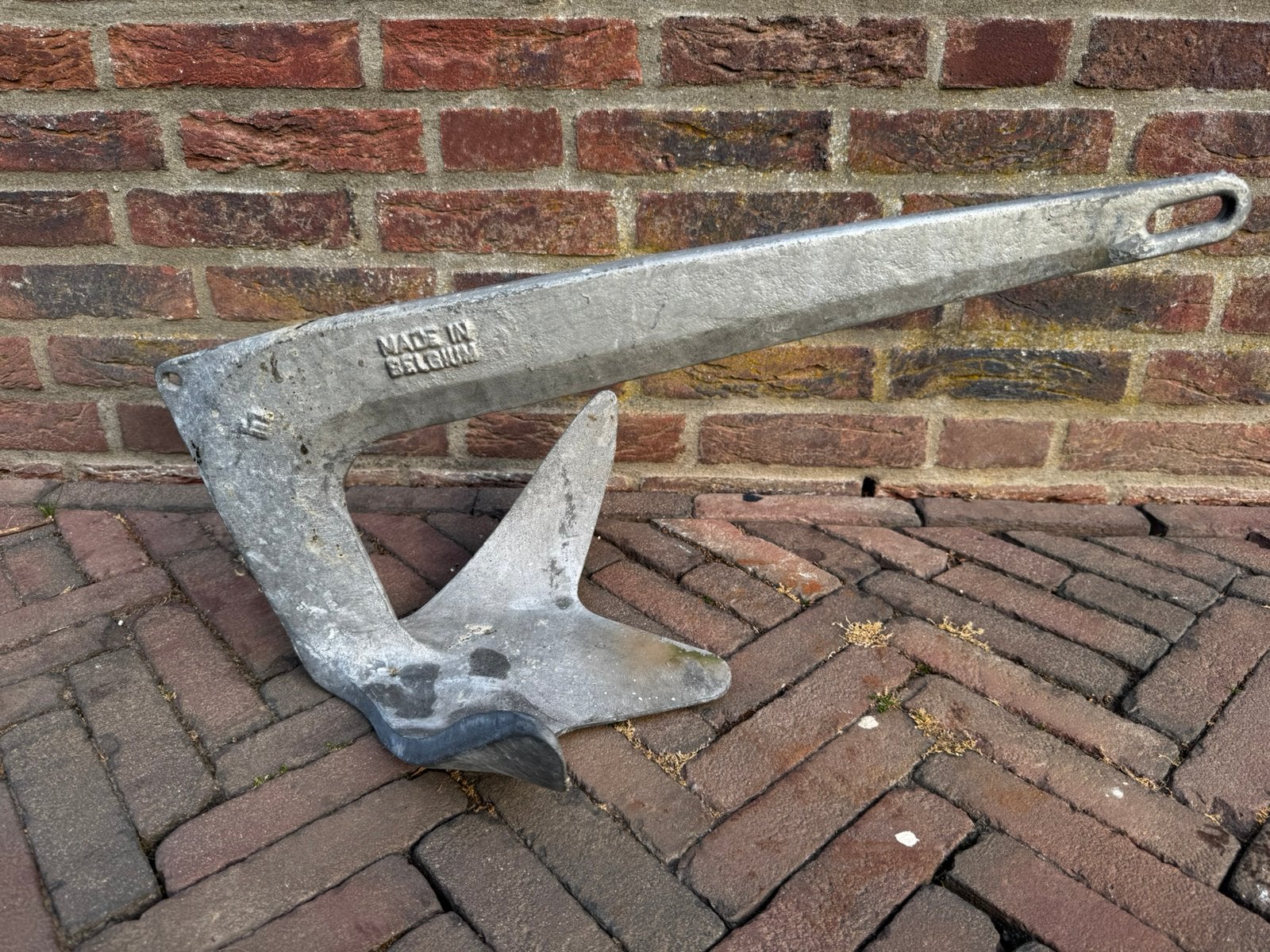 Bootanker Bruce gegalvaniseerd 10 kilo, Ophalen of Verzenden, Zo goed als nieuw, Ankeren en Afmeren, Zeilboot of Motorboot