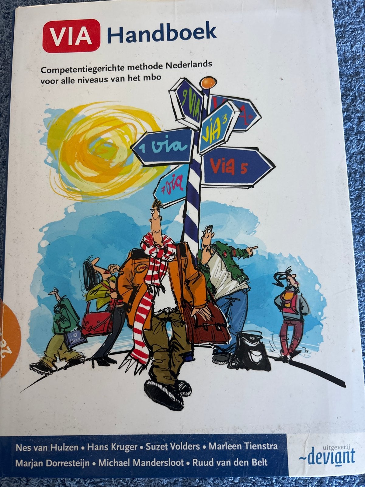 VIA Handboek Nederlands MBO - Competentiegericht, Boeken, Ophalen of Verzenden, Alpha, Gelezen, MBO