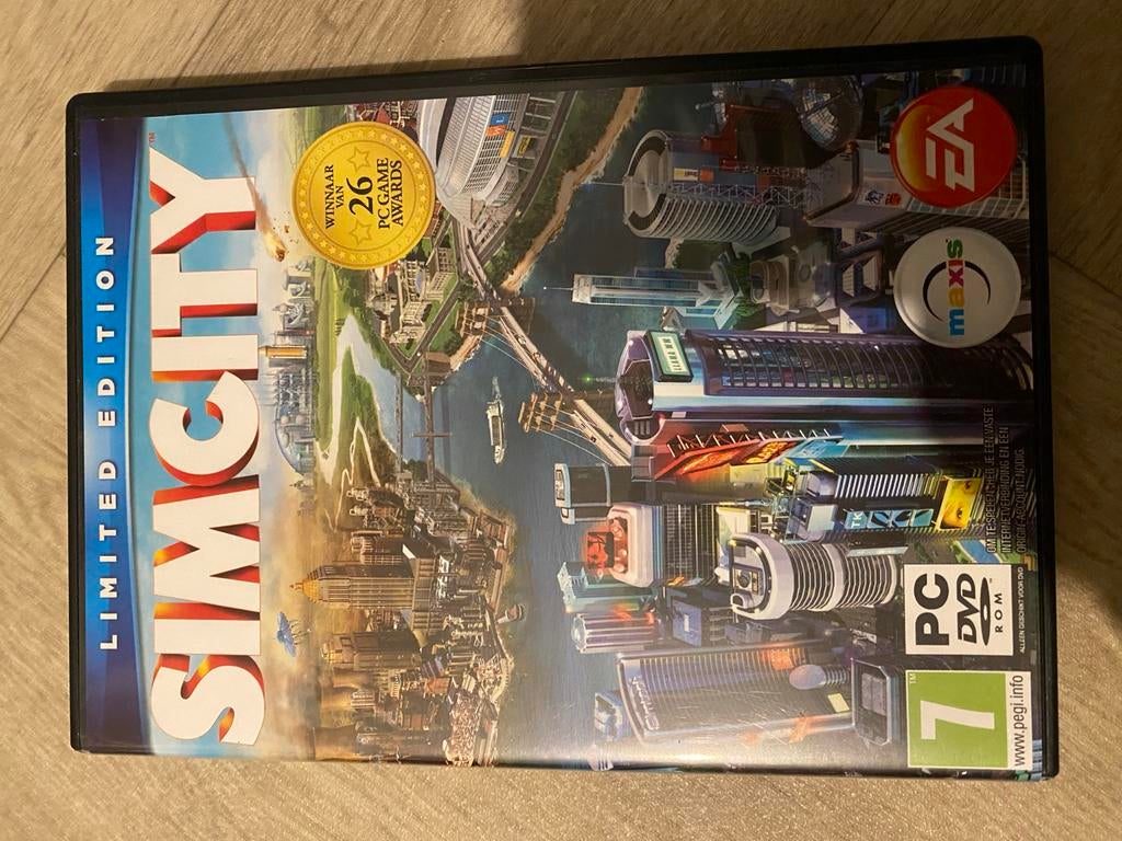 SimCity Limited Edition PC DVD - Stedenbouw Simulatie, Spelcomputers en Games, Online, 1 speler, Ophalen of Verzenden, Zo goed als nieuw