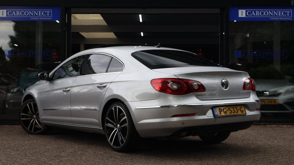 Volkswagen Passat CC 1.8 TSI 4p|Pano|PDC|Leder|Clima|Cruise|, Zwart, 4 cilinders, 4 stoelen, Leder