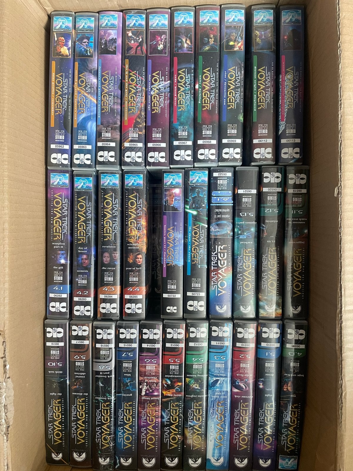 Star Trek Voyager VHS - 7 seizoenen - Hele serie, Boxset, Verzenden, Science Fiction en Fantasy, Vanaf 12 jaar