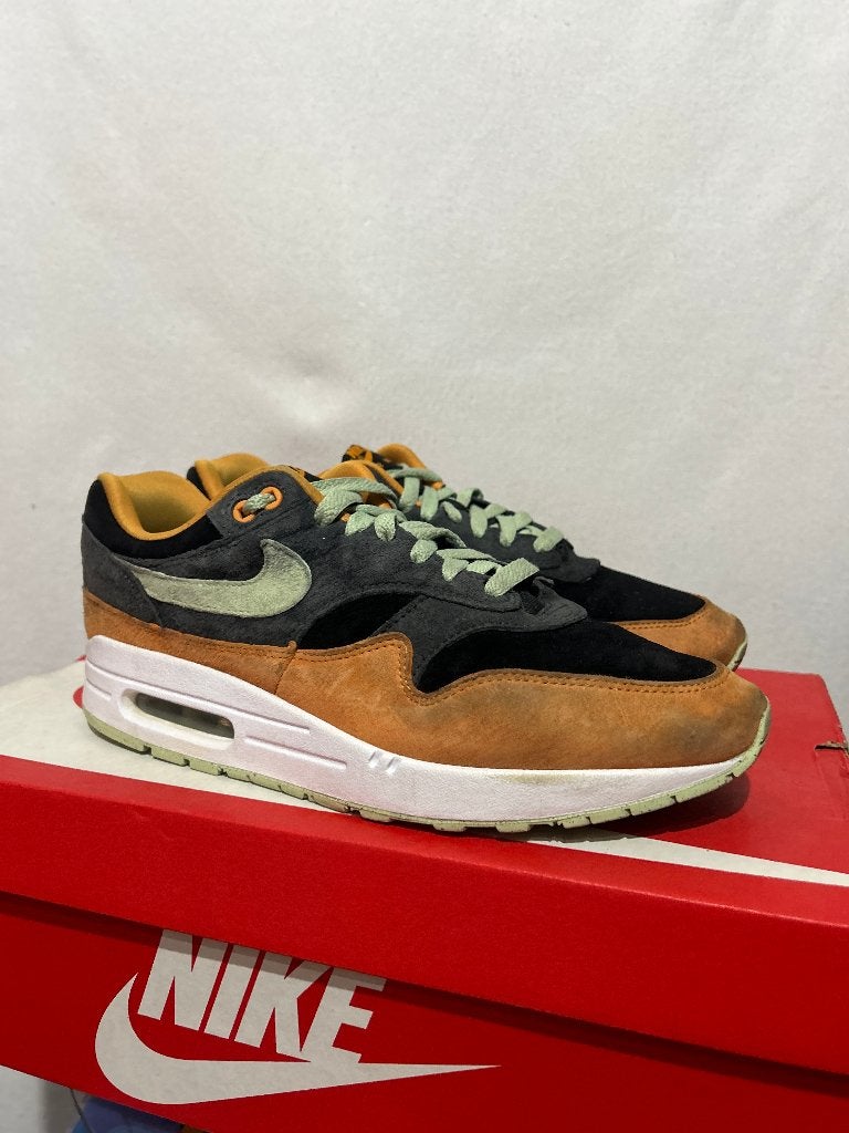 ALS NIEUW! Maat 43 - Nike Air Max 1 Duck Honeydew, Kleding | Heren, Overige kleuren, Verzenden, Nike, Nike