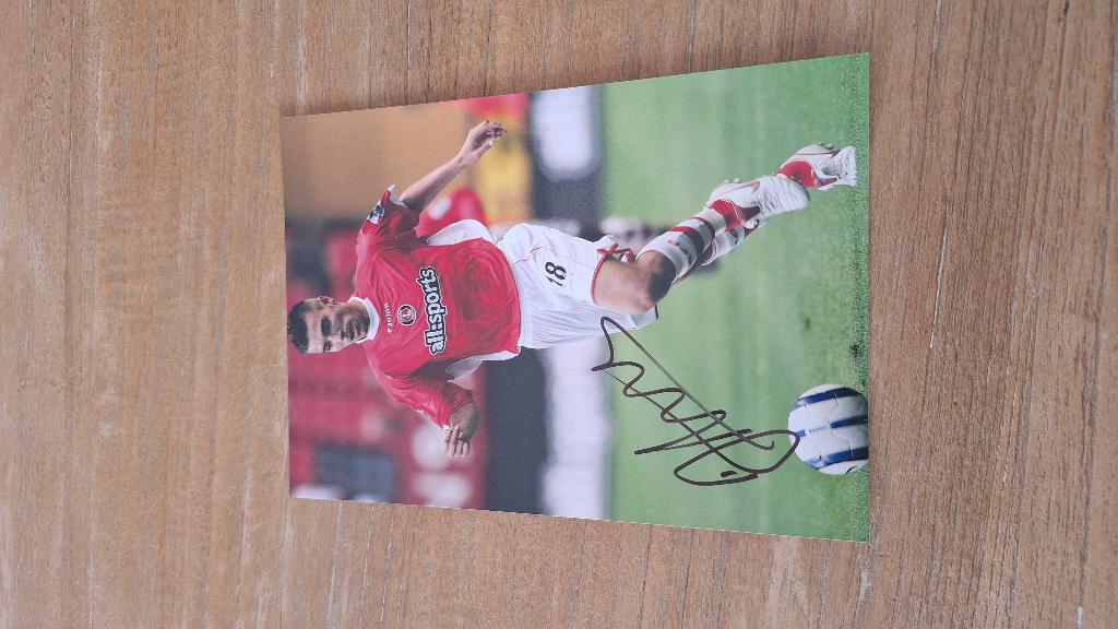 Foto 20x25 cm met handtekening; Darren Ambrose # Charlton, Ophalen of Verzenden, Nieuw, Buitenlandse clubs, Overige typen