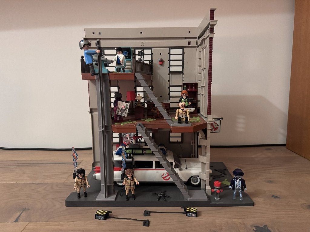 Playmobil Ghostbusters Collectie 9219 + 9220 + 9224, Gebruikt, Gebouw, Complete set, Ophalen of Verzenden