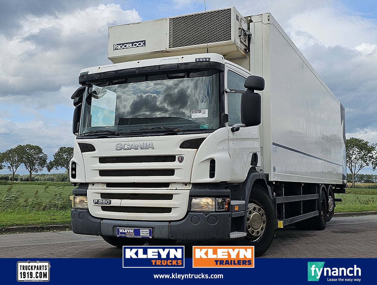 SCANIA P280 6x2*4 eev frigoblock, Auto's, Vrachtwagens, Bedrijf, Te koop, ABS, Airconditioning, Cruise Control, Elektrische buitenspiegels