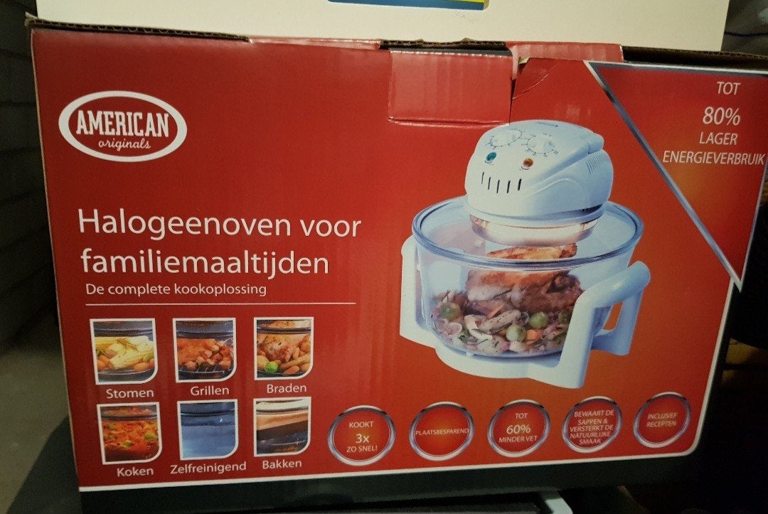 Halogeenoven, 4 liter of meer, Ophalen, Zo goed als nieuw, 3 snelheden of meer