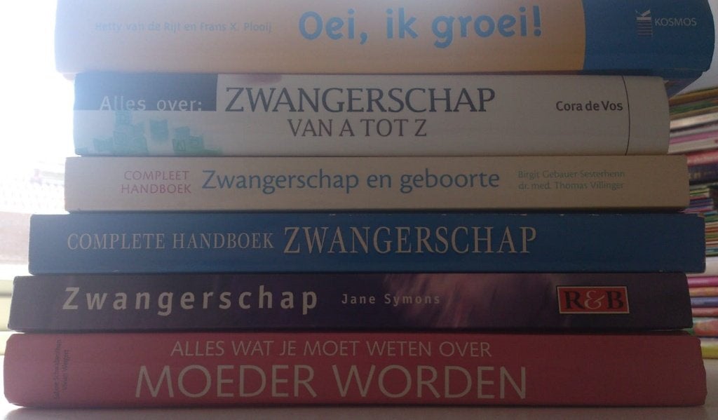 Verzameling 5 Zwangerschapsboeken, Ophalen, Zo goed als nieuw, Zwangerschap en Bevalling, Diverse auteurs