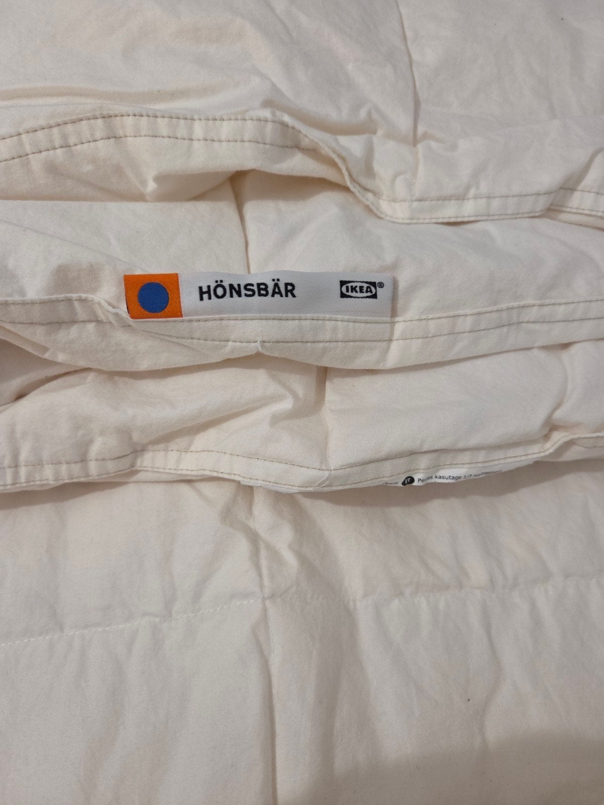 IKEA HÖNSBÄR Dekbed 200x220 - Zeer schoon, Ophalen, Wit, IKEA, Wasbaar