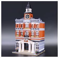 Lepin 15003 Town Hall - Gebruikt, vergelijkbaar met Lego, Ophalen of Verzenden, Gebruikt, Overige merken