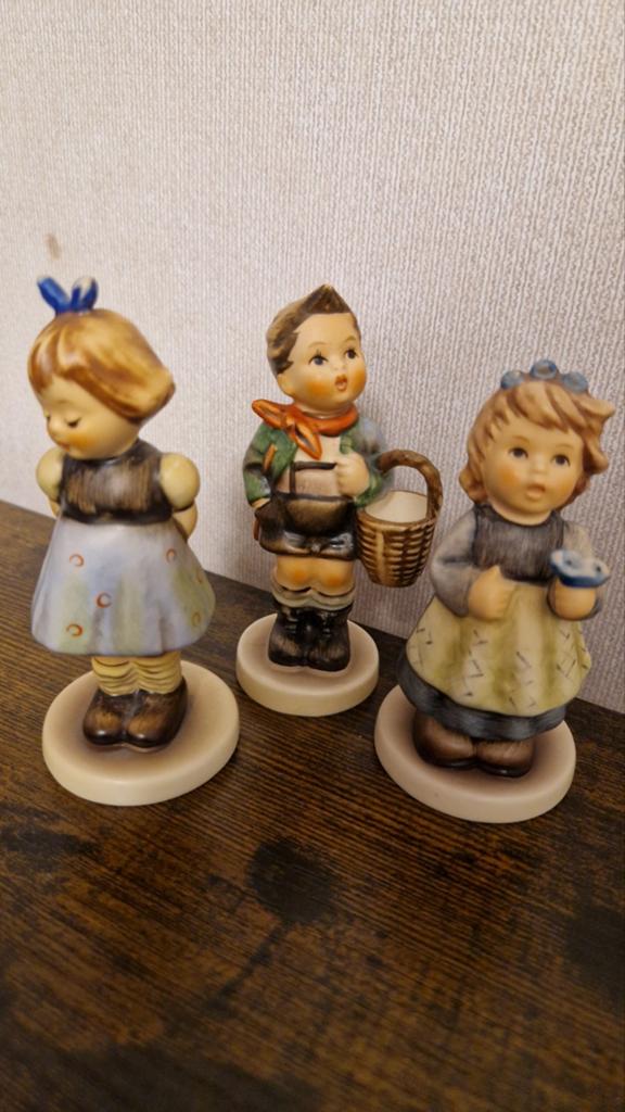 3 puntgave Hummel beeldjes, Ophalen of Verzenden, Zo goed als nieuw, Hummel