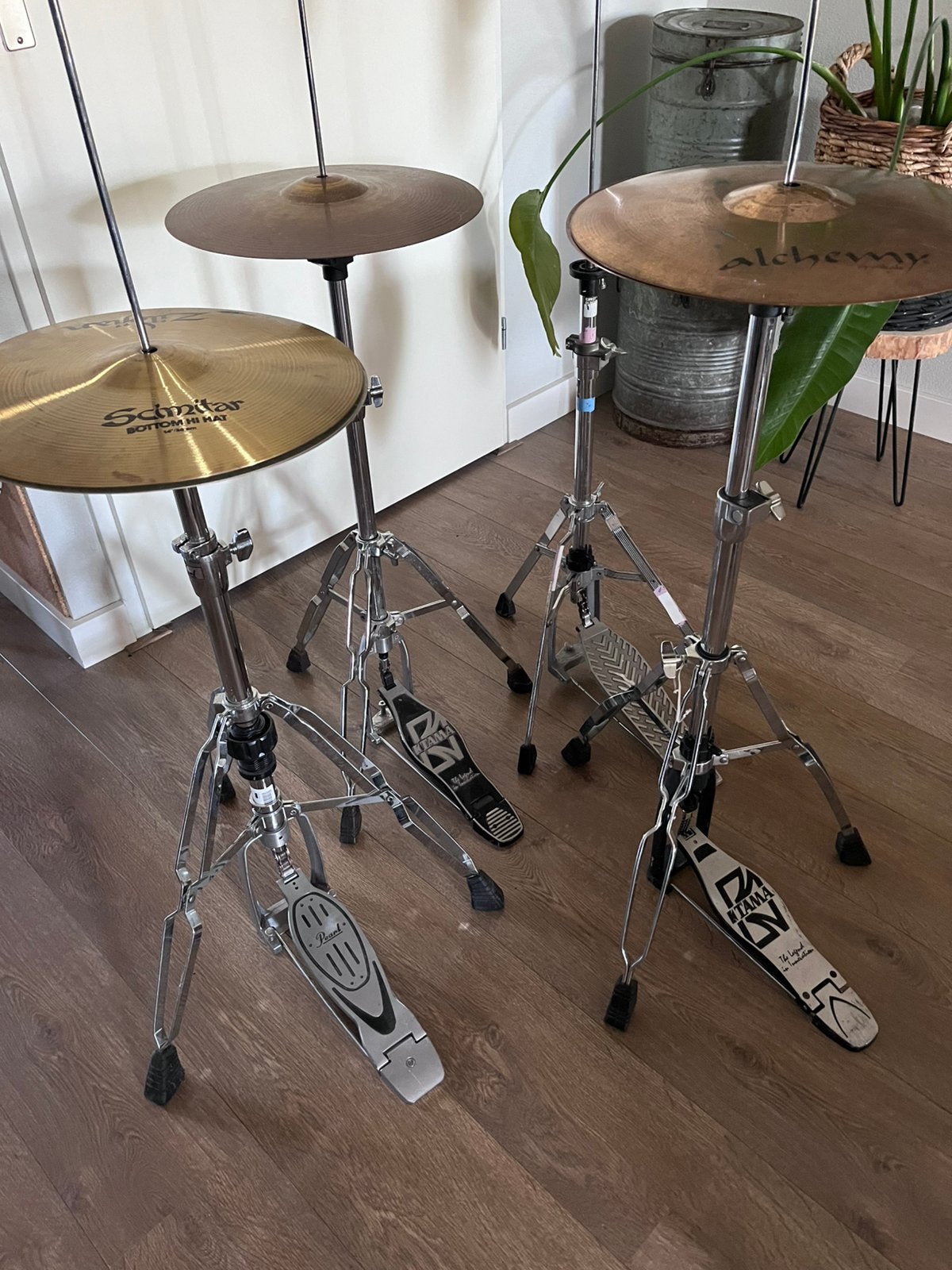 Statieven voor drumstel/hi hat stands, Ophalen, Gebruikt, Drums of Percussie