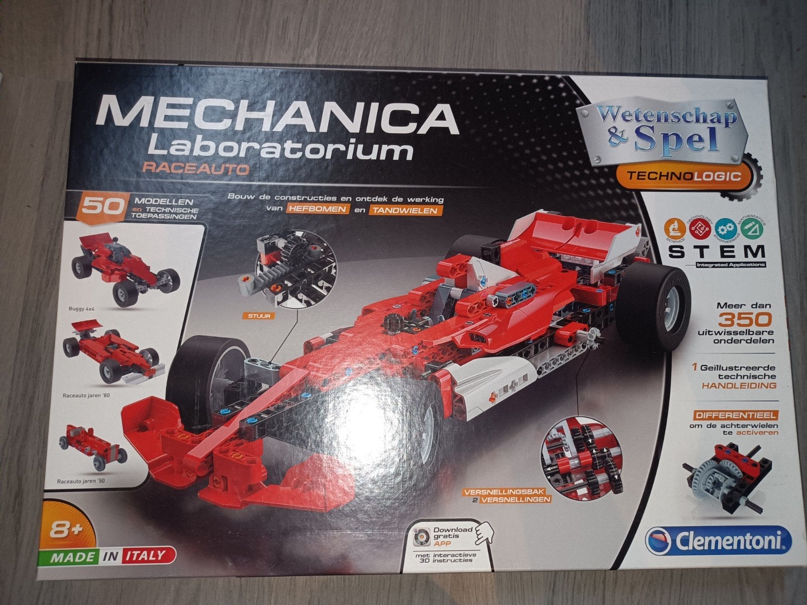 Mechanica Laboratorium Raceauto - Clementoni (8+), Ophalen of Verzenden, Zo goed als nieuw, Overige merken