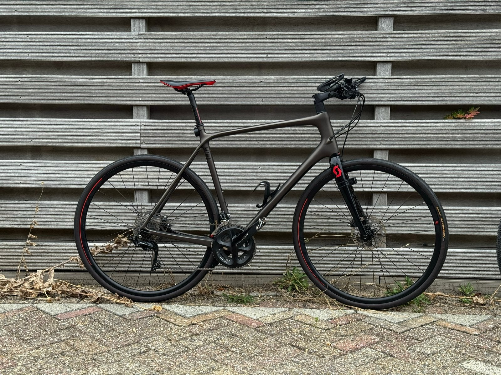 Scott Metrix 10 Carbon Racefiets Mat Zwart XL/58, Fietsen en Brommers, Zo goed als nieuw, 57 tot 61 cm, Meer dan 20 versnellingen