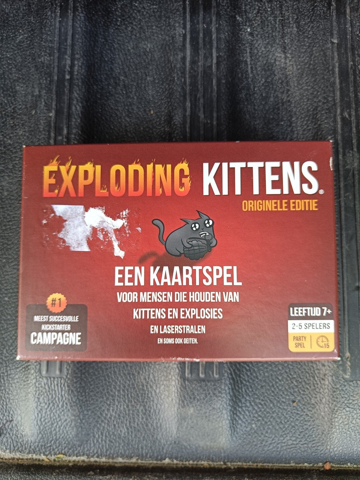 Exploding Kittens - Originele Editie Kaartspel, Een of twee spelers, Ophalen of Verzenden, Gebruikt, Exploding Kittens