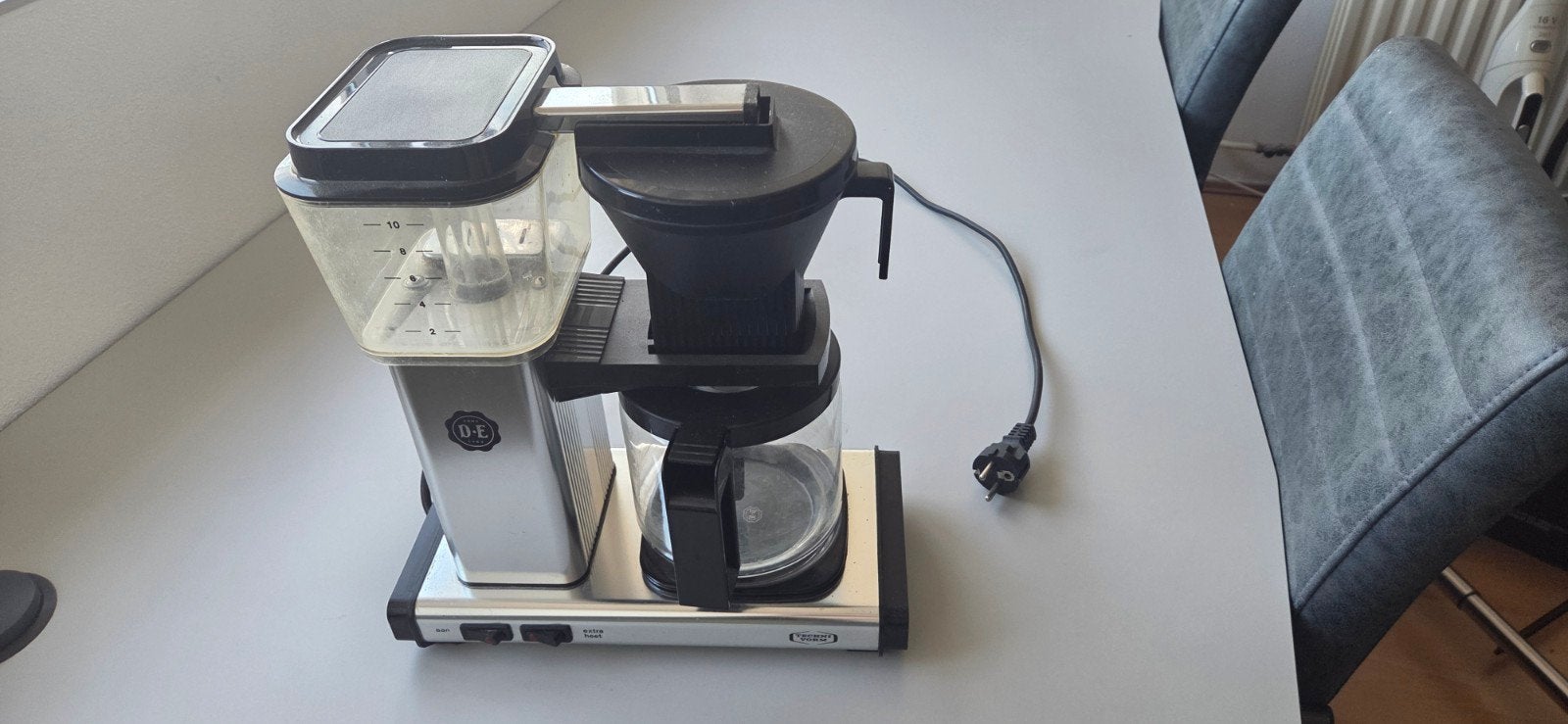 douwe egberts koffiezetapparaat moccamaster, Witgoed en Apparatuur, 4 tot 10 kopjes, Ophalen of Verzenden, Koffiemachine